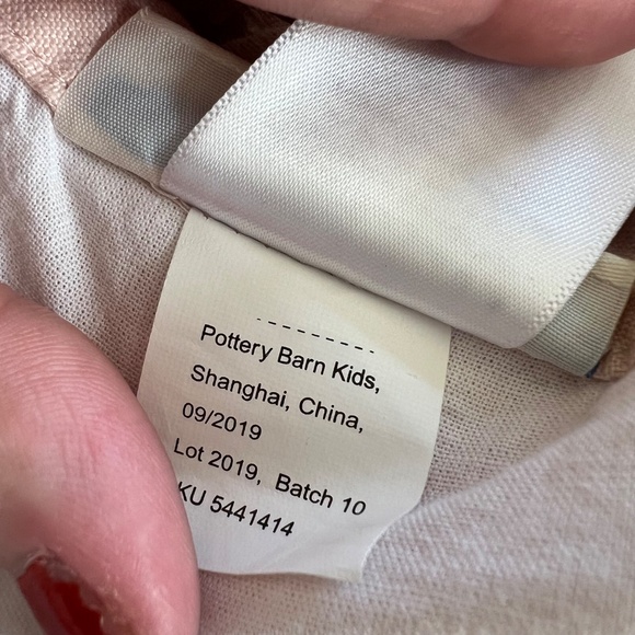 Pottery Barn Kids Blush Pink European Linen Crib Skirt - Picture 11 of 11